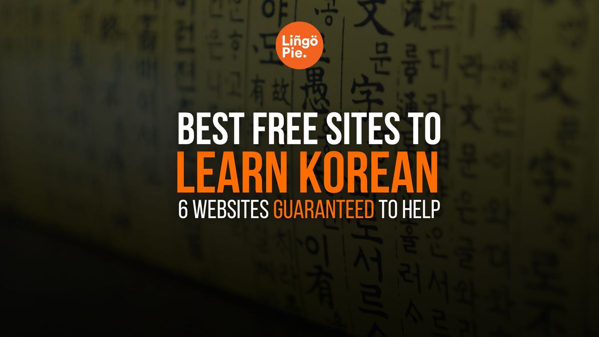 Best FREE Korean Learning Websites