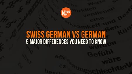Swiss German And German Language